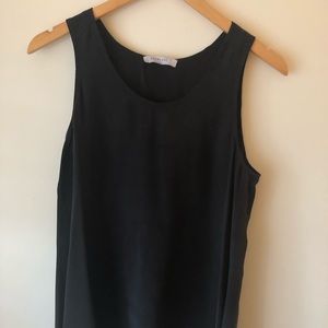 Everlane Silk Shell - Dark Grey